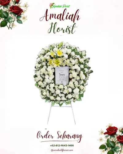 Krans Bunga Duka Cita di Selokanyar