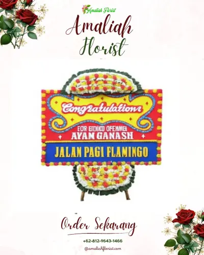 Bunga Papan Congratulation di Selokanyar